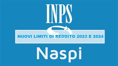 NAspI: i limiti di reddito 2024 .